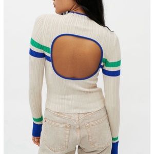 BDG Kiara Open-Back Sweater